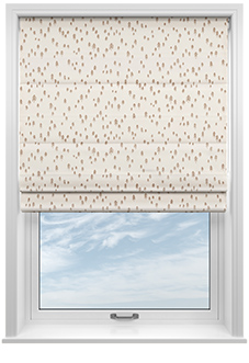 Norrland, Umber - Twist&Fit Roman Blind